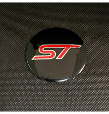 Наклейка для дисків Ford ST Black Red 56 Міліметрів