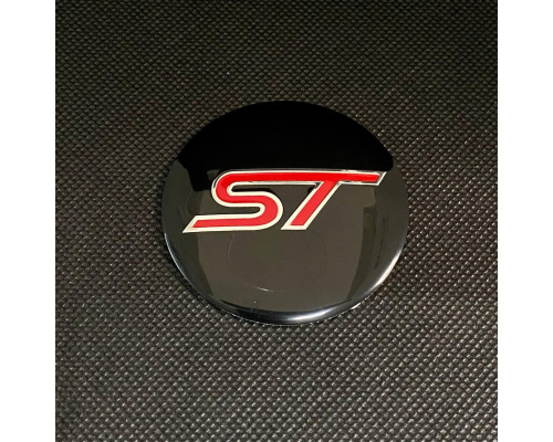 Наклейка для дисків Ford ST Black Red 56 Міліметрів