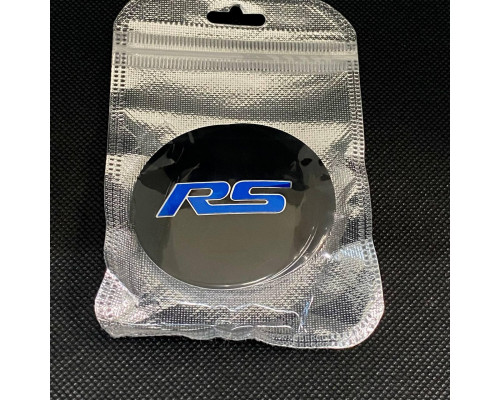 Наклейка для дисків Ford RS Black Blue 56 Міліметрів