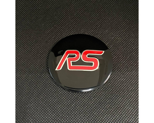 Наклейка для дисків Ford RS Black Red 56 Міліметрів
