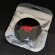 Наклейка для дисків Ford Mustang Black Red 56 Міліметрів