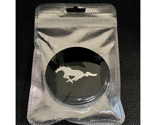 Наклейка для дисків Ford Mustang Black Chrome 56 Міліметрів