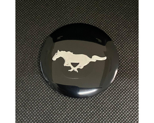 Наклейка для дисків Ford Mustang Black Chrome 56 Міліметрів