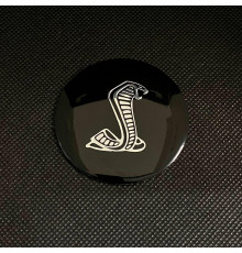 Наклейка для дисків Shelby Mustang Black Chrome 56 Міліметрів