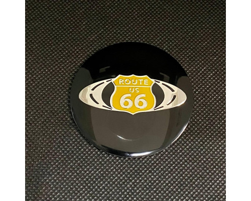 Наклейка для дисків Route 66 Black Chrome 56 Міліметрів