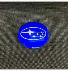 Наклейка для дисків Subaru Blue Chrome 56 Міліметрів
