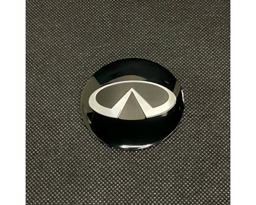 Наклейка для дисків Infiniti Black Chrome 56 Міліметрів