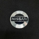 Наклейка для дисків Nissan Chrome Black 56 Міліметрів