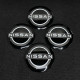 Наклейка для дисків Nissan New Black White 56 Міліметрів