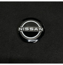 Наклейка для дисків Nissan New Black White 56 Міліметрів