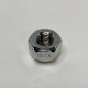 Гайка колісна відкрита M12x1.5 | Ключ 21 | Хромована сталь | Конус 60°