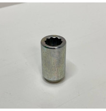 Гайка колісна M12x1.25 | Внутрішній десятигранник | Цинк | Конус | Для вузьких отворів