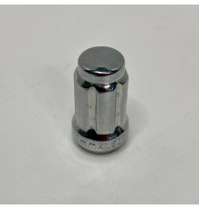 Колісна гайка M12x1,5 Конус під 6 променів  для вузьких отворів у дисках | Хром |