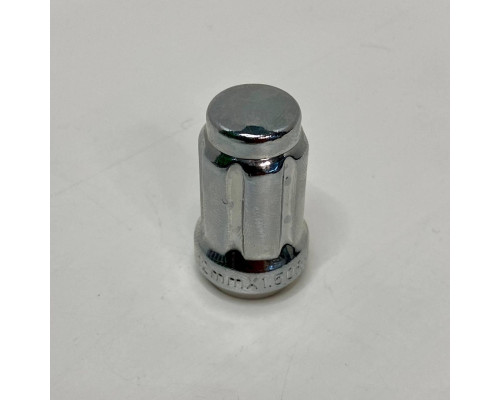 Колісна гайка M12x1,5 Конус під 6 променів  для вузьких отворів у дисках | Хром |