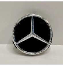 Ковпачки в заводські диски Mercedes-Benz | Чорний глянець Standart