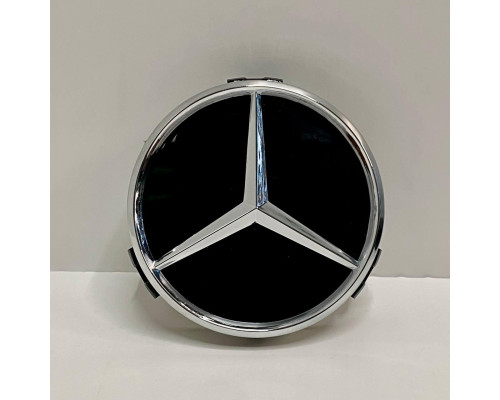 Ковпачки в заводські диски Mercedes-Benz | Чорний глянець Standart