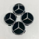 Ковпачки в заводські диски Mercedes-Benz | Чорний глянець Standart