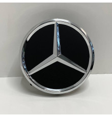 Ковпачки в заводські диски Mercedes-Benz | Чорний сатин Standart