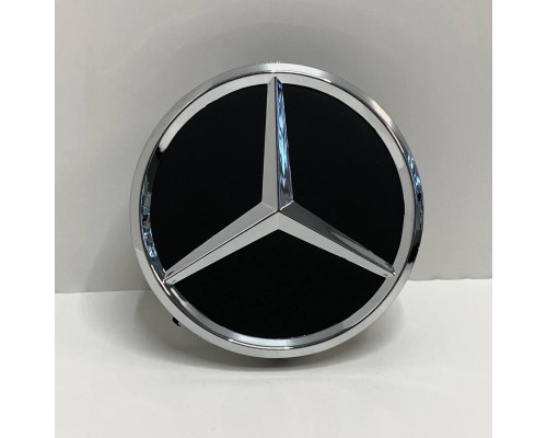 Ковпачки в заводські диски Mercedes-Benz | Чорний сатин Standart