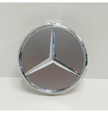 Ковпачки в заводські диски Mercedes-Benz | Сірий глянець | Оригінальний розмір
