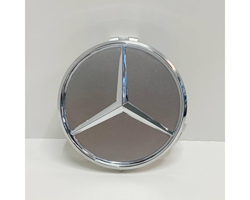 Ковпачки в заводські диски Mercedes-Benz | Сірий глянець | Оригінальний розмір