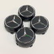 Випуклі ковпачки в заводські диски Mercedes-Benz AMG | Чорні