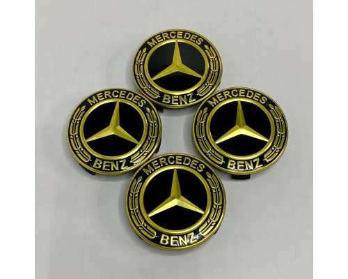 Ковпачки в заводські диски Mercedes-Benz | Black Gold Limited Edition