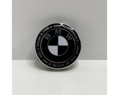 Ковпачки в заводські диски BMW Anniversary Black White Shadow Line 68/65мм