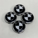 Ковпачки в заводські диски BMW Black White | Заглушки центр диска 56 мм / 53 мм