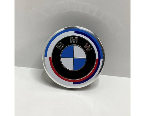 Ковпачки в заводські диски BMW 50th Anniversary Standart 56/53мм | Для оригінальних дисків G-серії