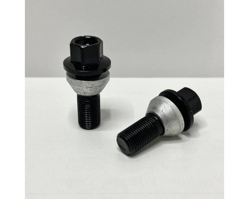 Колісний болт для BMW X5 G05, X6 G06, 3 серія G20, X4 F98, Z4 G29, X7 G07, iX, i20 | M14x1.25 | Конус | Чорний | Ключ 17