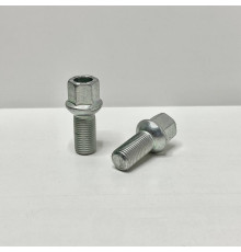 Колісний болт M14x1.5 | 28мм | Сфера R13 | Цинк | Ключ 17 | VAG Audi, Volkswagen, Skoda, Seat