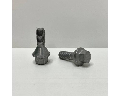 Колісний болт M14x1.5 | Конус | Цинк | Ключ 19 | Під штатні диски Nissan, Opel, Renault