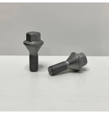 Колісний болт M14x1.5 | Конус | Цинк | Ключ 19 | Під штатні диски Nissan, Opel, Renault