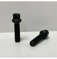 Колісний болт для VAG, Mercedes-Benz | M14x1.5 | 50мм | Сфера | Чорний | Ключ 17