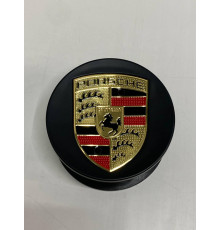 Ковпачок на диски Porsche Macan | Чорний сатин | 65мм