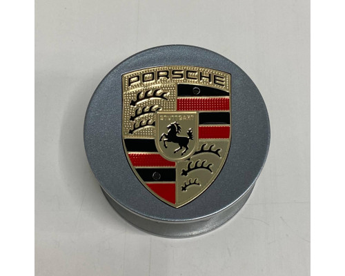 Ковпачок на диски Porsche Macan | Графіт глянець | 65мм