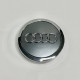 Ковпачок на диски Audi графіт глянець хром лого + хром кант 68мм