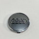 Ковпачок на диски Audi графіт глянець хром лого 62мм