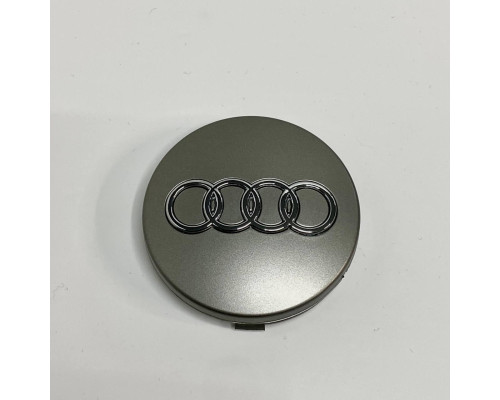 Ковпачок на диски Audi графіт Сатін хром лого 62 мм