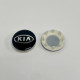 Ковпачок на заводські диски KIA | Чорний глянець | 58 мм