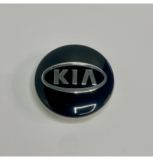 Ковпачок на заводські диски KIA | Чорний глянець | 58 мм