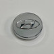 Ковпачок на заводські диски Hyundai | Срібло лого хром | 55 / 59 мм