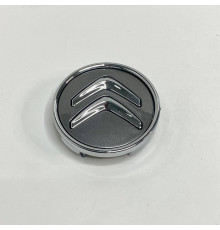Ковпачок у заводські диски Citroen | графіт | хром логотип | 60 / 58 мм
