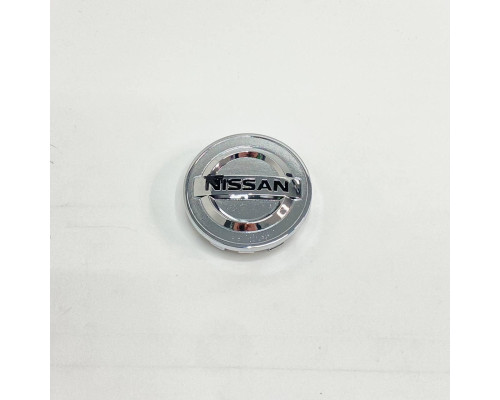 Ковпачки на заводські диски Nissan | Хромовані / Хром логотип | 50 / 54 мм