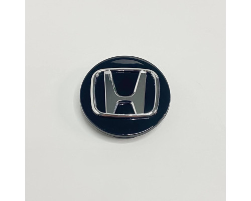 Ковпачок Honda на заводські диски | чорний глянець | хром лого | 70 / 64 мм