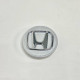 Ковпачок Honda на заводські диски | сірий глянець | хром лого | 70 / 64 мм