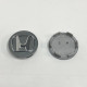 Ковпачок Honda на заводські диски | графіт глянець | хром лого | 70 / 64 мм
