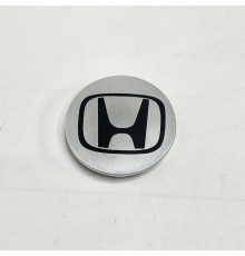 Ковпачок Honda на заводські диски | сірий глянець / чорний логотип | 70/64 мм | Центральні ковпачки Honda