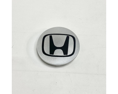 Ковпачок Honda на заводські диски | сірий глянець / чорний логотип | 70/64 мм | Центральні ковпачки Honda